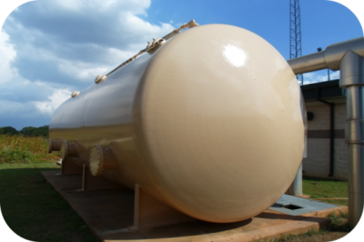 MEDIA REMOVAL, INSTALLATION, AND RECOATING PRESSURE VESSELS